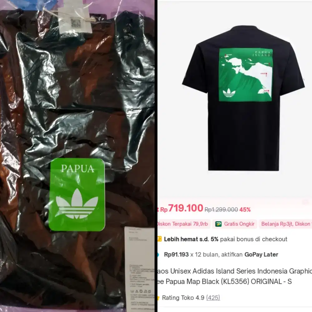 JUAL RUGI TS ADIDAS NEW