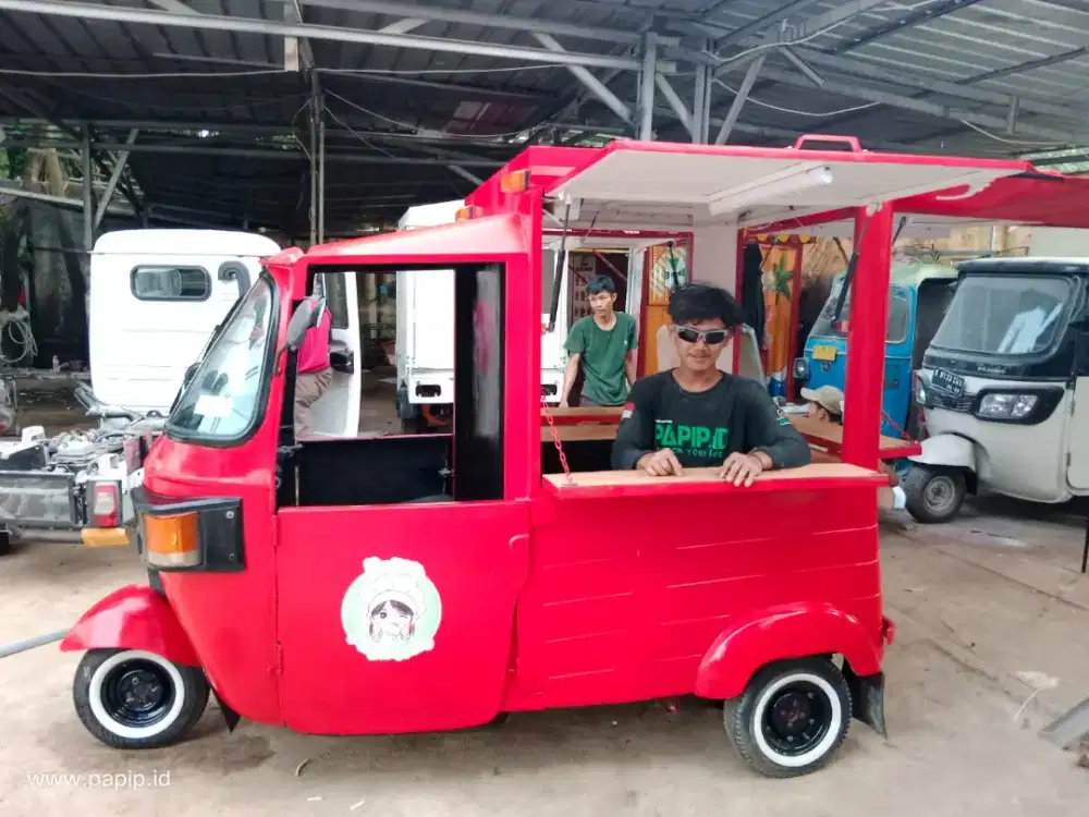 TVS Bajaj custom untuk foodtruck by PAPIP ID