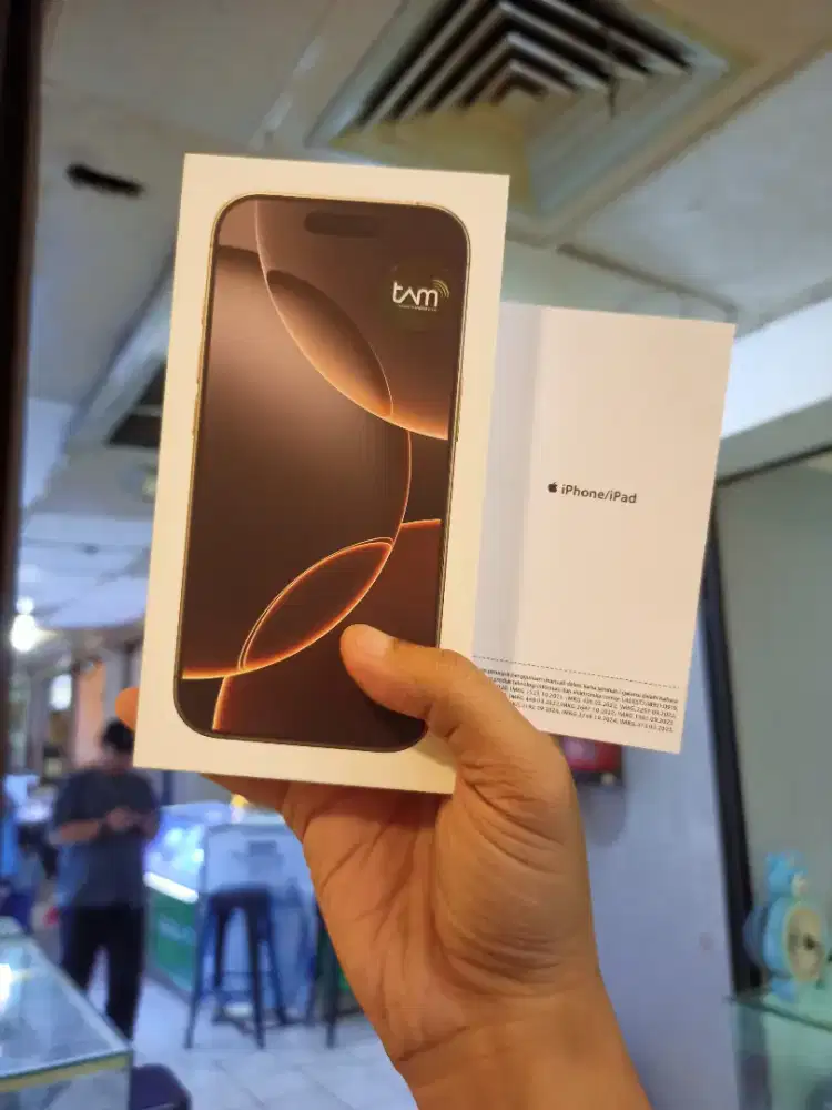 Jual Iphone 16 Pro 128Gb New Resmi Ibox Warna Dessert Titanium