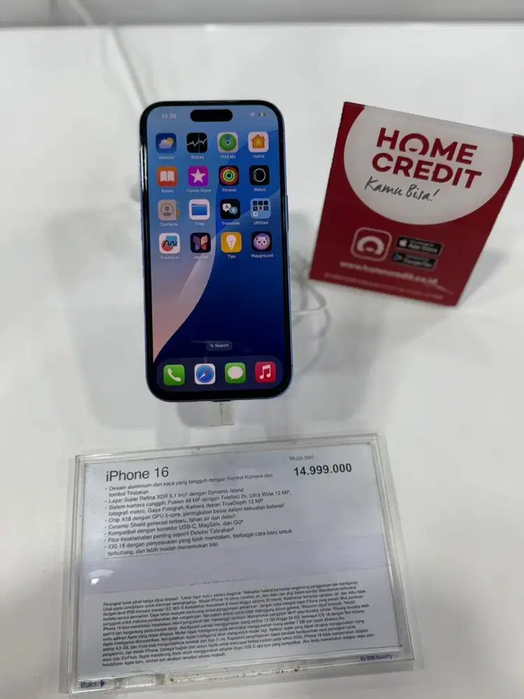 Iphone 16 128Gb promo cicilan mulai 800ribuan/bulan syarat cicilan KTP