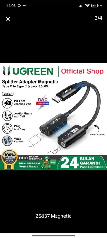 Sepliter UGREEN