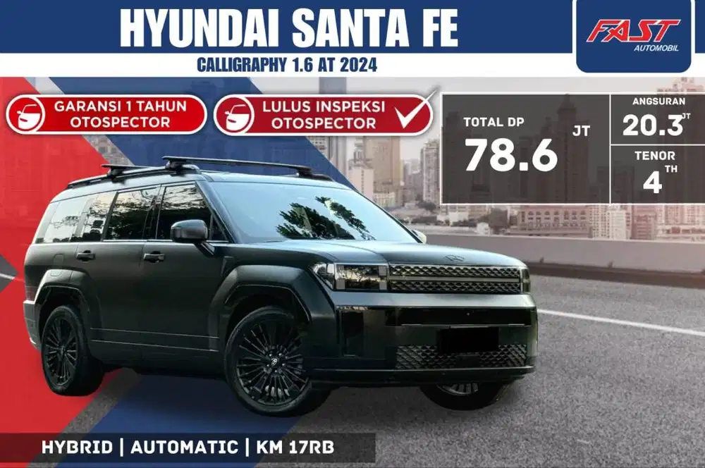HYUNDAI SANTA FE HYBRID CALLIGRAPHY 2024 1.6 AT SERVICE RECORD #F2ST