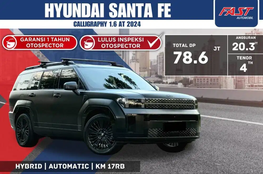 HYUNDAI SANTA FE HYBRID CALLIGRAPHY 2024 1.6 AT SERVICE RECORD #F6ST