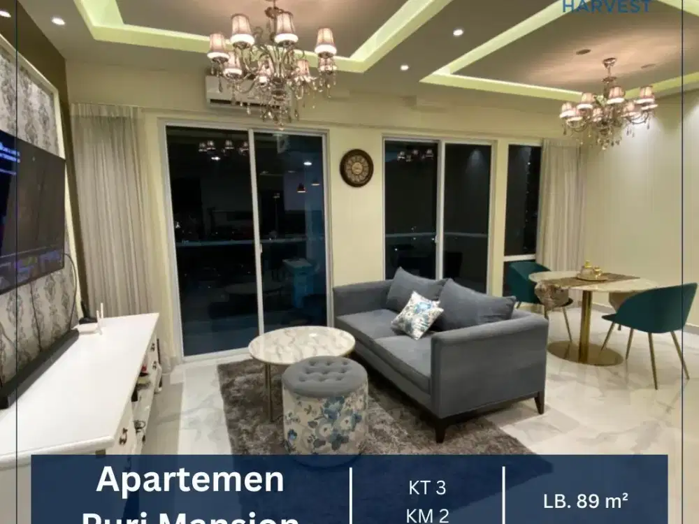Dijual Murah Limited Unit Apartemen Puri Mansion Tower Crystal Jakarta Barat