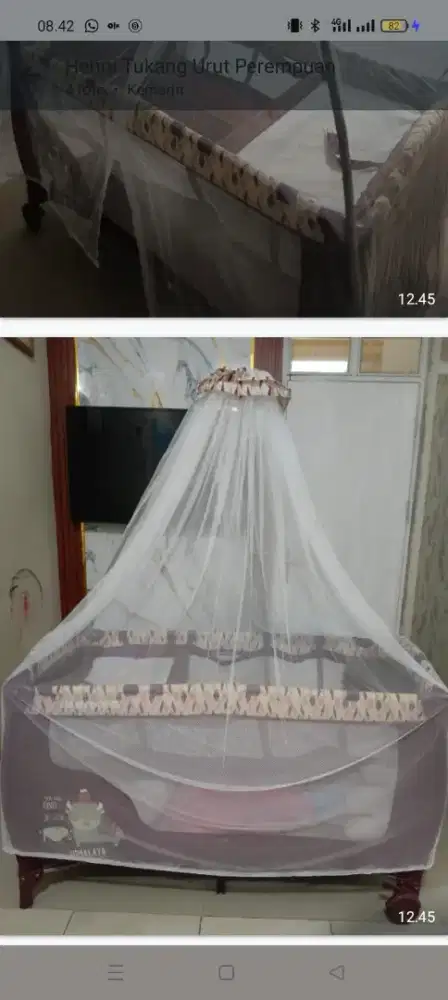 Jual tempat tidur bayi masih bagus