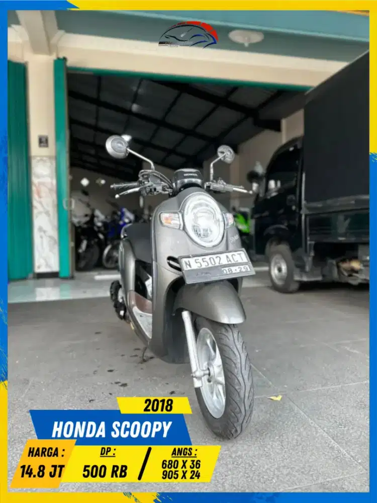 HONDA SCOOPY 2018 MONGGO READY MASZEHH HIKMAH MOTOR KEPUH MALANG