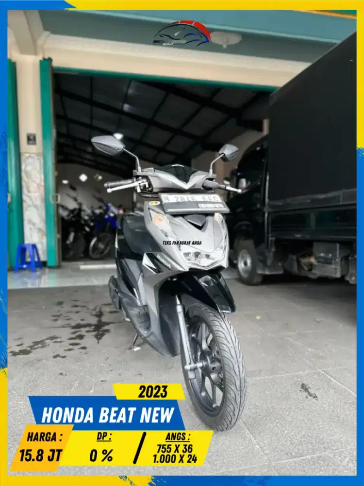 HONDA BEAT NEW 2023 BEKAS BERKUALITAS HIKMAH MOTOR KEPUH MALANG