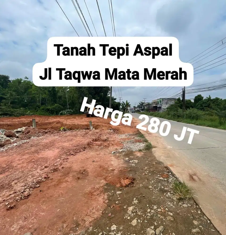 Dijual Tanah cocok Bangun Ruko & Usaha