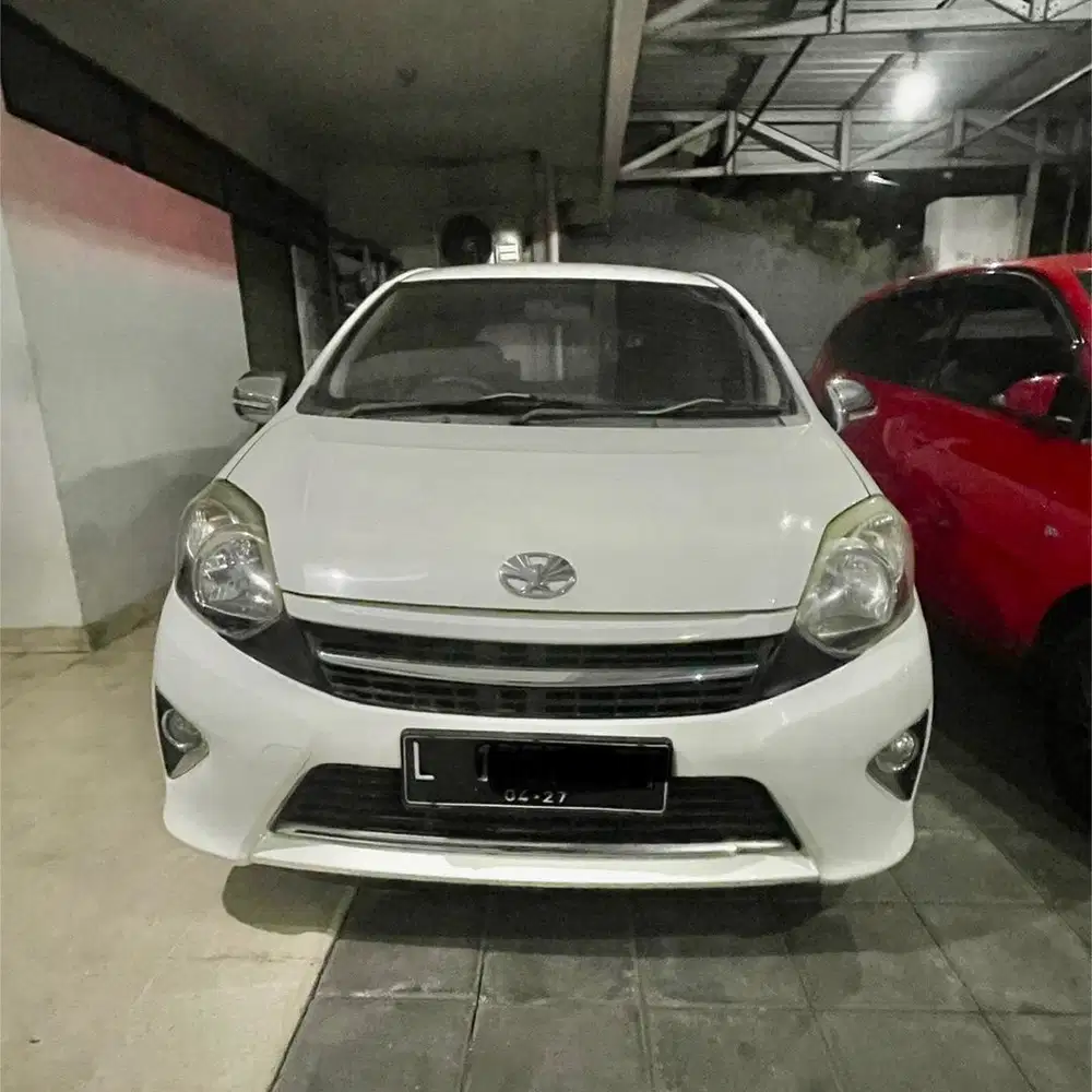 Agya Putih matic 2017 plat L tangan Pertama servis record auto2000