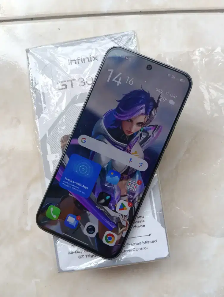 infinix gt 30 pro 8+8 256 no minus