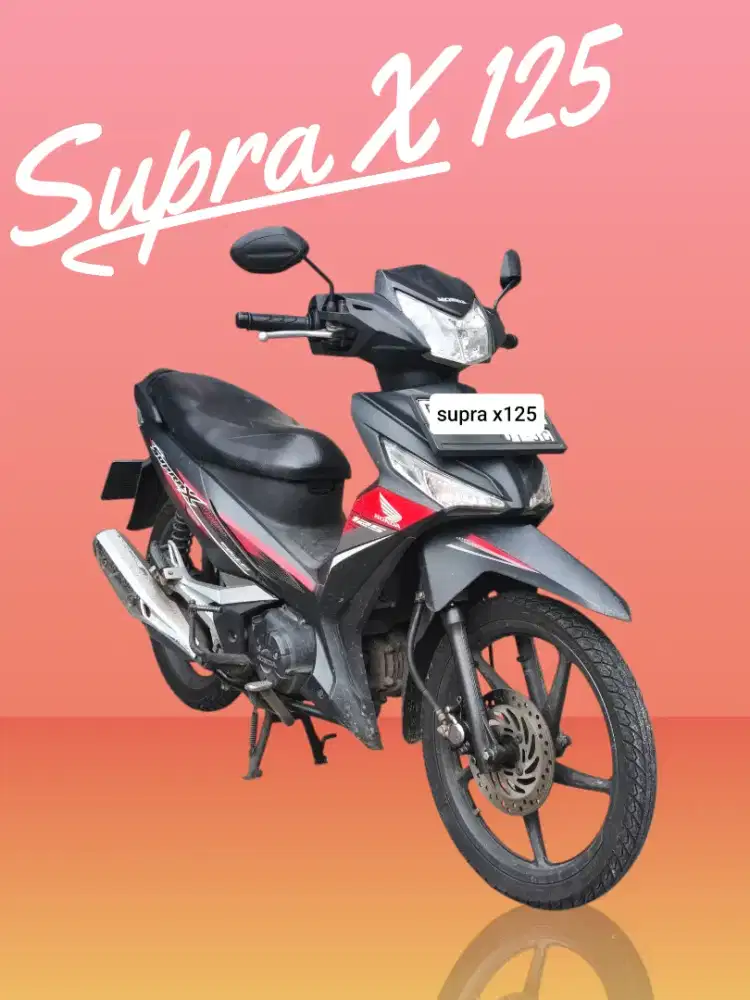 Cicilan 554rb Honda Supra X 125 (Bi jelek ktp daerah bs kredit) x125