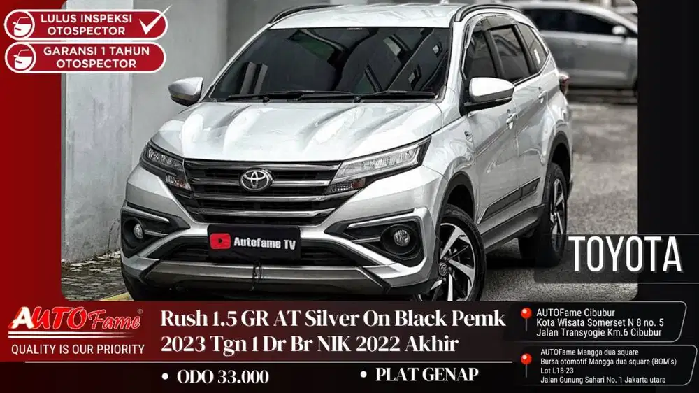 Toyota Rush 1.5 GR 2022