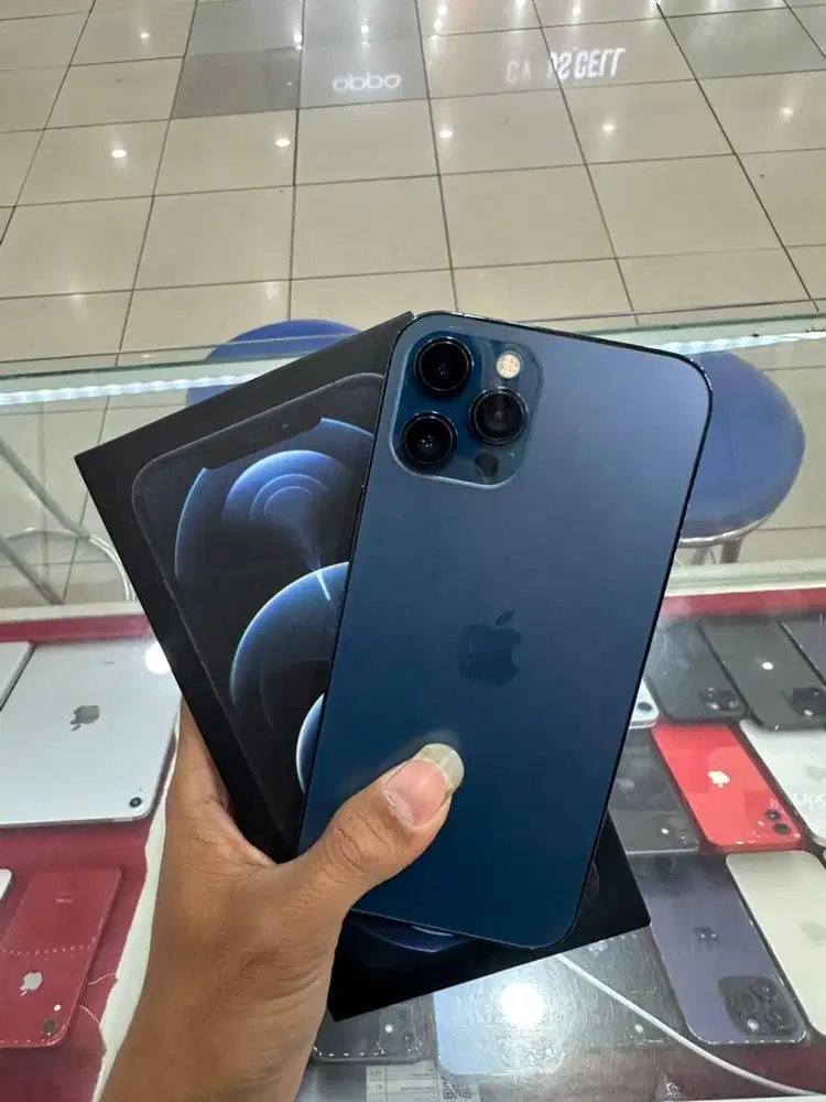 Iphone 12 promax 256gb blue ibox