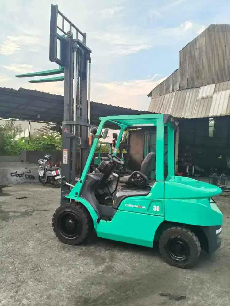 Forklift Mitsubishi 3 Ton,Manual,Tiang Fullfreelift,S4S,Tahun 2020