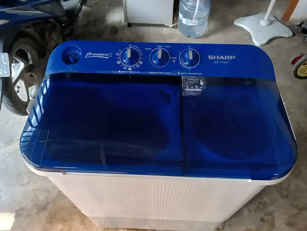 Mesin cuci shrap 7,5kg original
