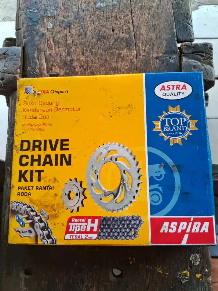 Gear set rantai supra x aspira