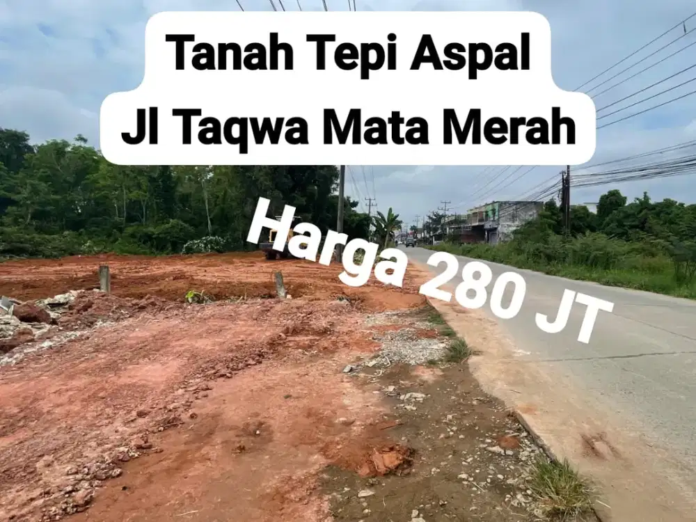 Dijual Tanah cocok Bangun Ruko & Usaha