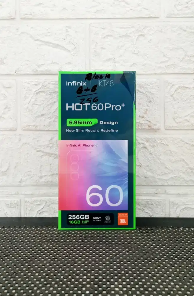 BARU..INFINIX HOT 60 PRO PLUS RAM 8+8/256 SEGEL/GARANSI RESMI