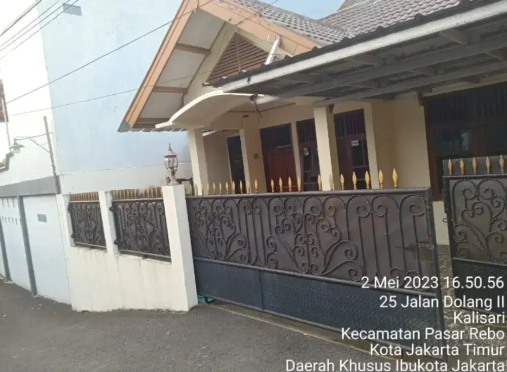 Rumah dijual di Kalisari Jak timur