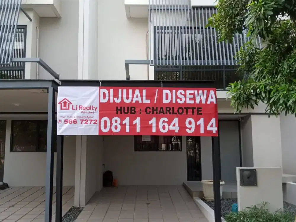 Disewakan Rumah di Cluster Tabebuya, BSD