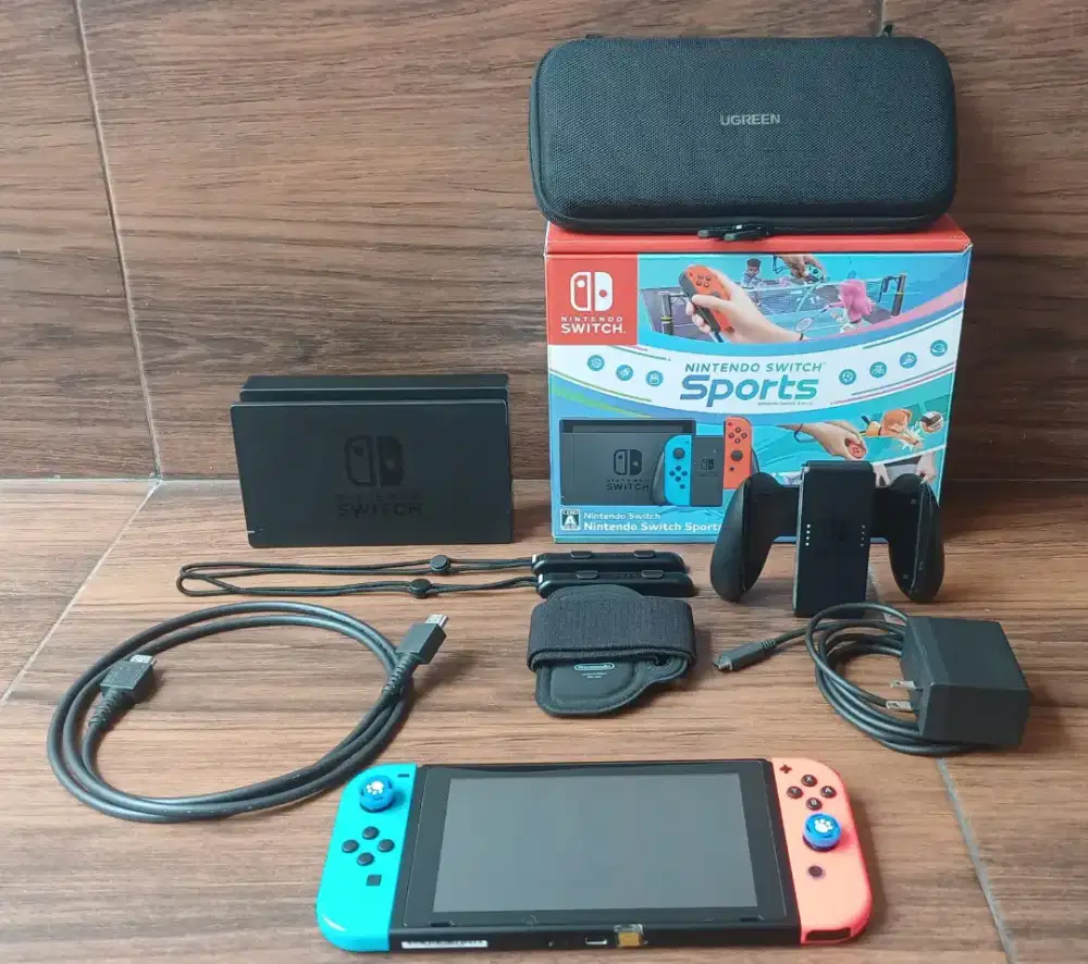 PRELOVED Switch 1 Console New Model V2 Sports (Extra Life Battery)