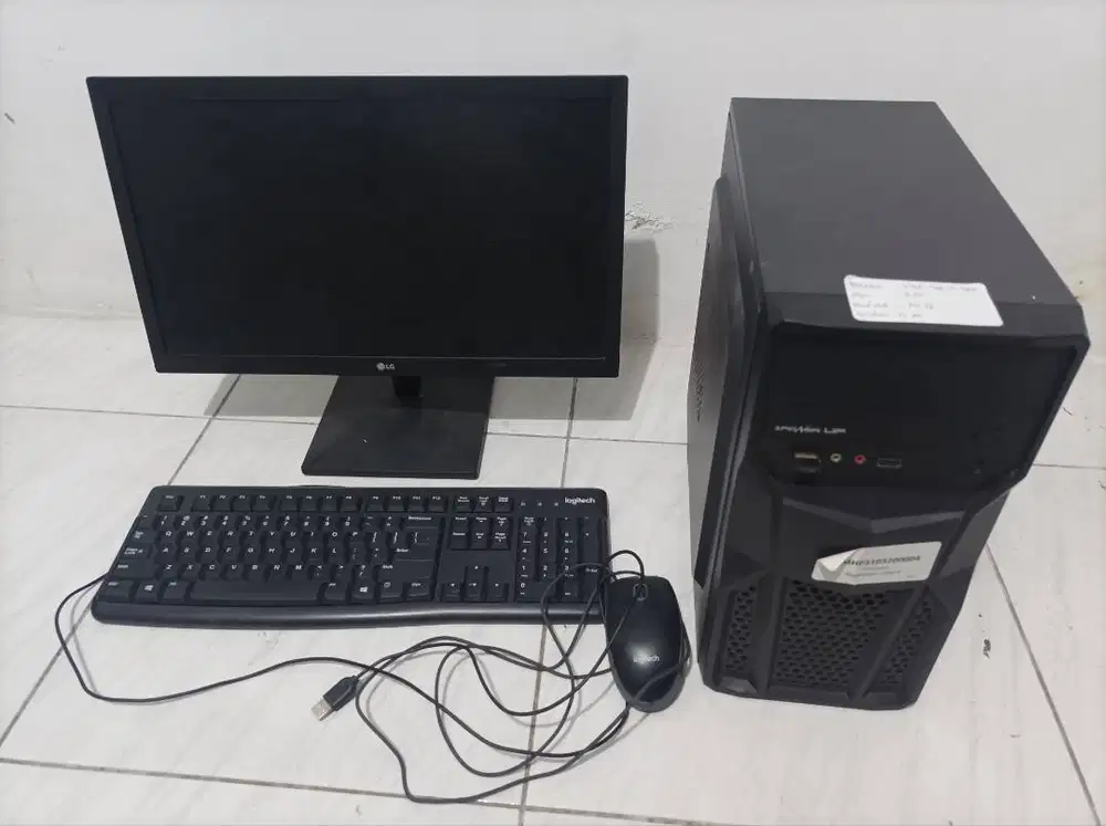 Paket Komputer Lengkap Siap Pakai Fullset Monitor LG + CPU (05)