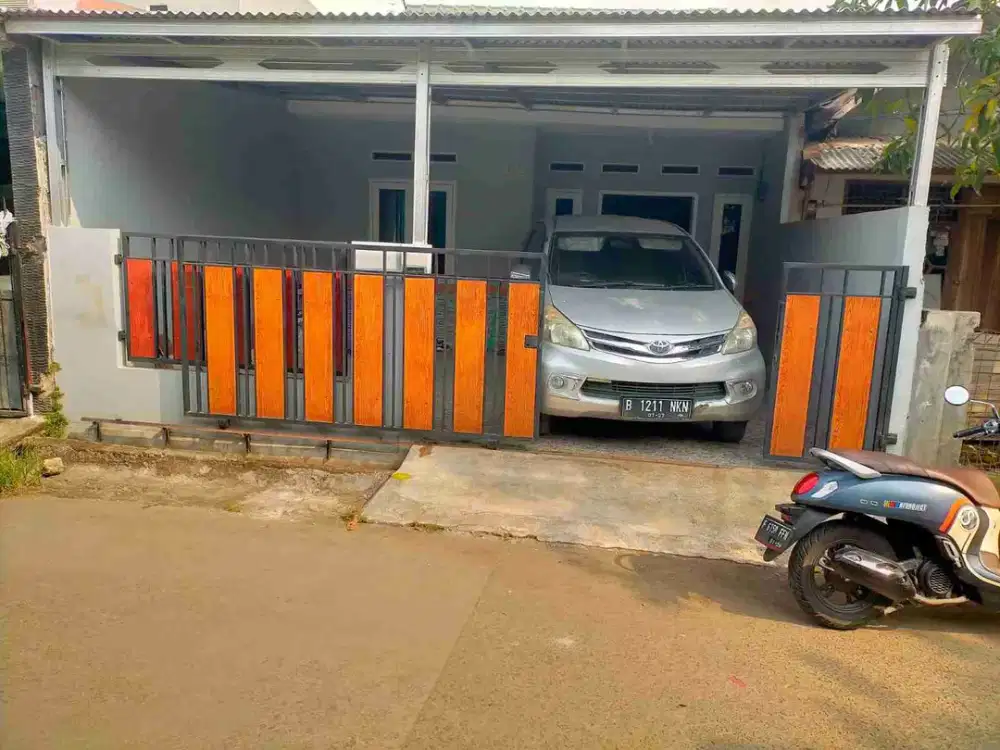 jual cash 340jta rumah baru perum puri Cileungsi blok depan SHM luas 90mtr
