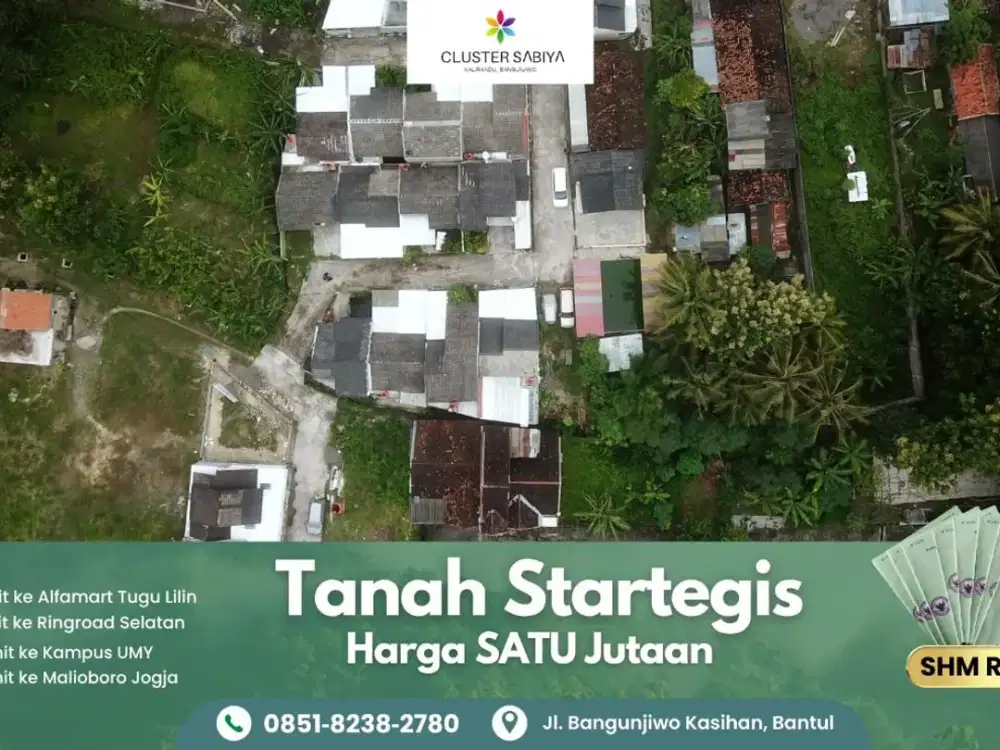 Jual Tanah Samping Smk Muh Bangunjiwo Dalam Perumahan Jogja