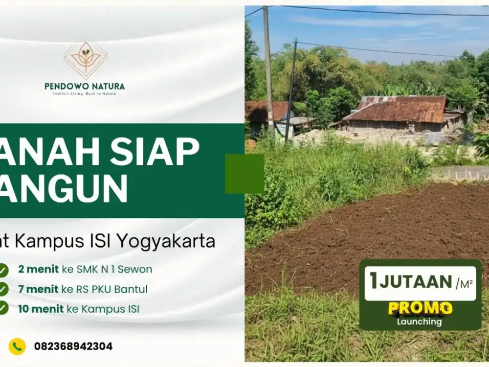 Tanah Dijual Yogyakarta Murah Lokasi Dekat Pasar Bantul