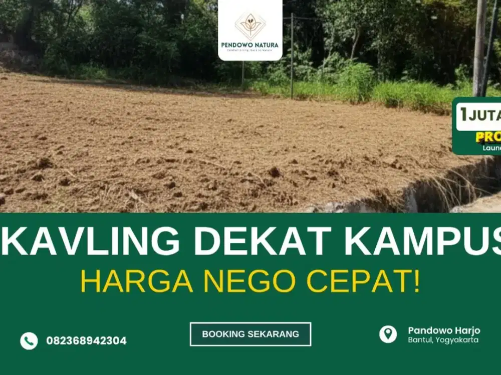 Dijual Tanah Kavling Bantul SHM Murah di Area Sewon
