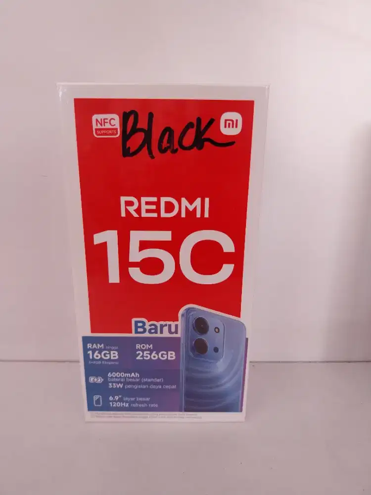 Xiaomi Redmi 15C 8/256GB New bisa cod