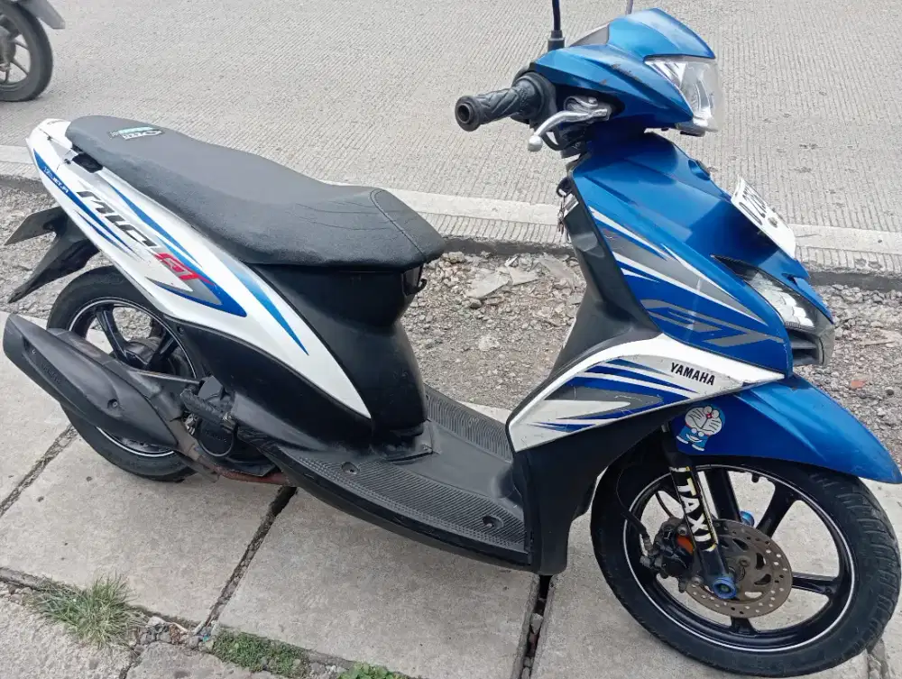 Mio j 2014 putih biru