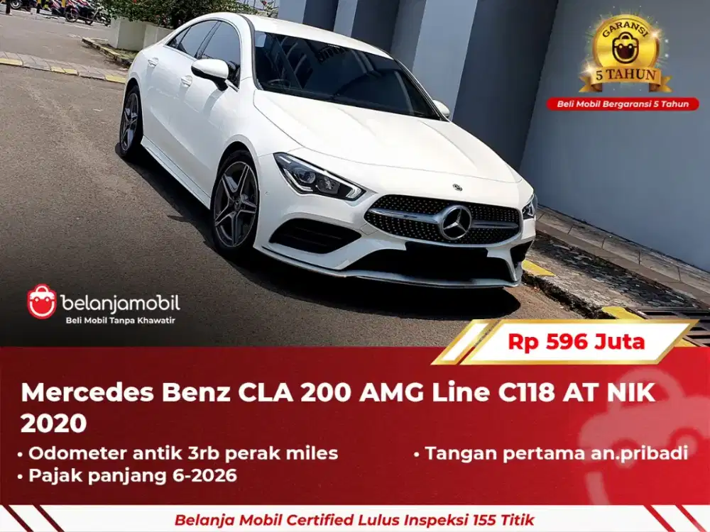 [ GARANSI 5TH ] Mercedes Benz Mercy CLA200 CLA 200 AMG 2020 2021