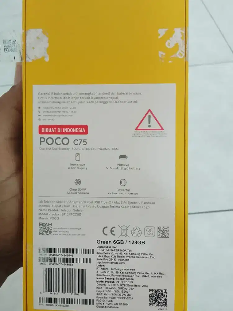 DIJUAL HANDPHONE MERK POCO C75