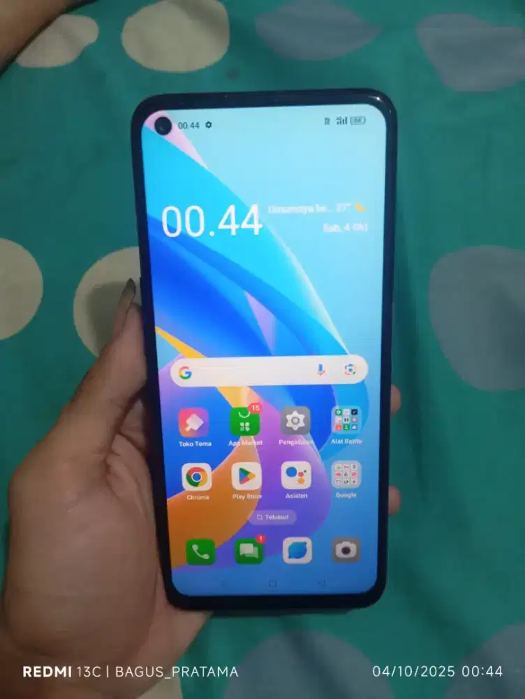 bantuin tmen mau jual oppo a76 6+6/128 fullsett msih mulus bgtt
