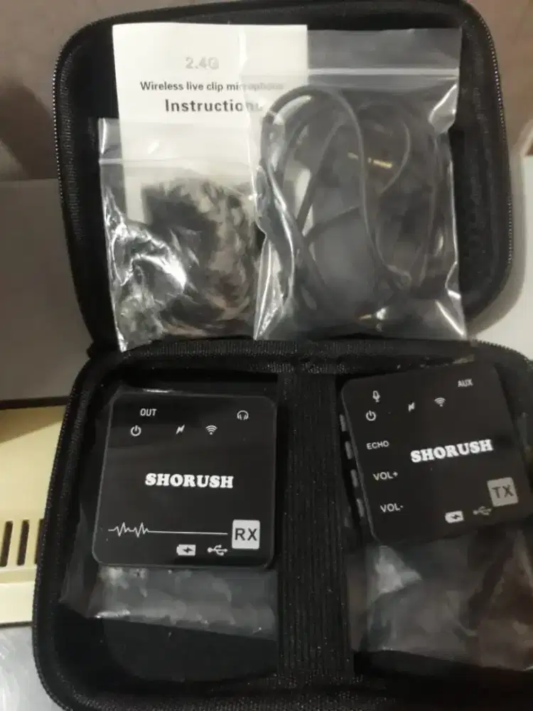 Jual mic wireless merk shorus mic konten