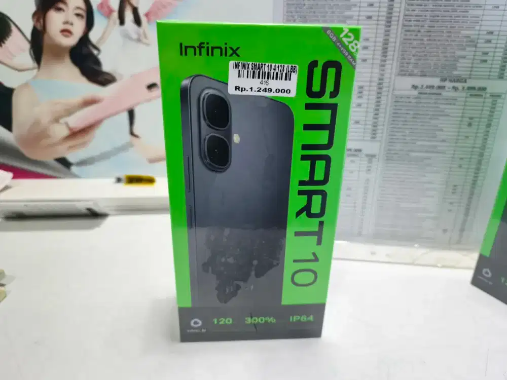 INFINIX SMART 10 RAM 4+4/128GB ATLANTIS DAHSYAT