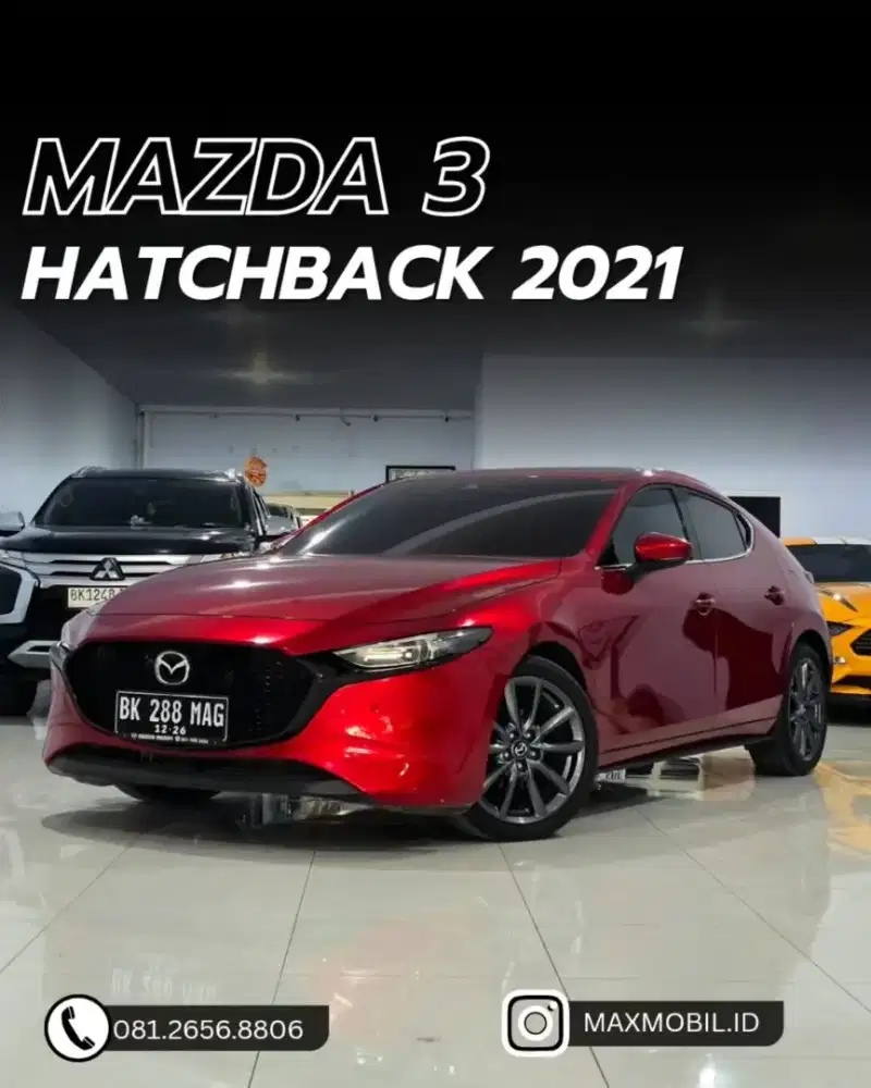 [ODO 10RB‼️] MAZDA 3 HATHBACK AT 2021 pemakaian 2022