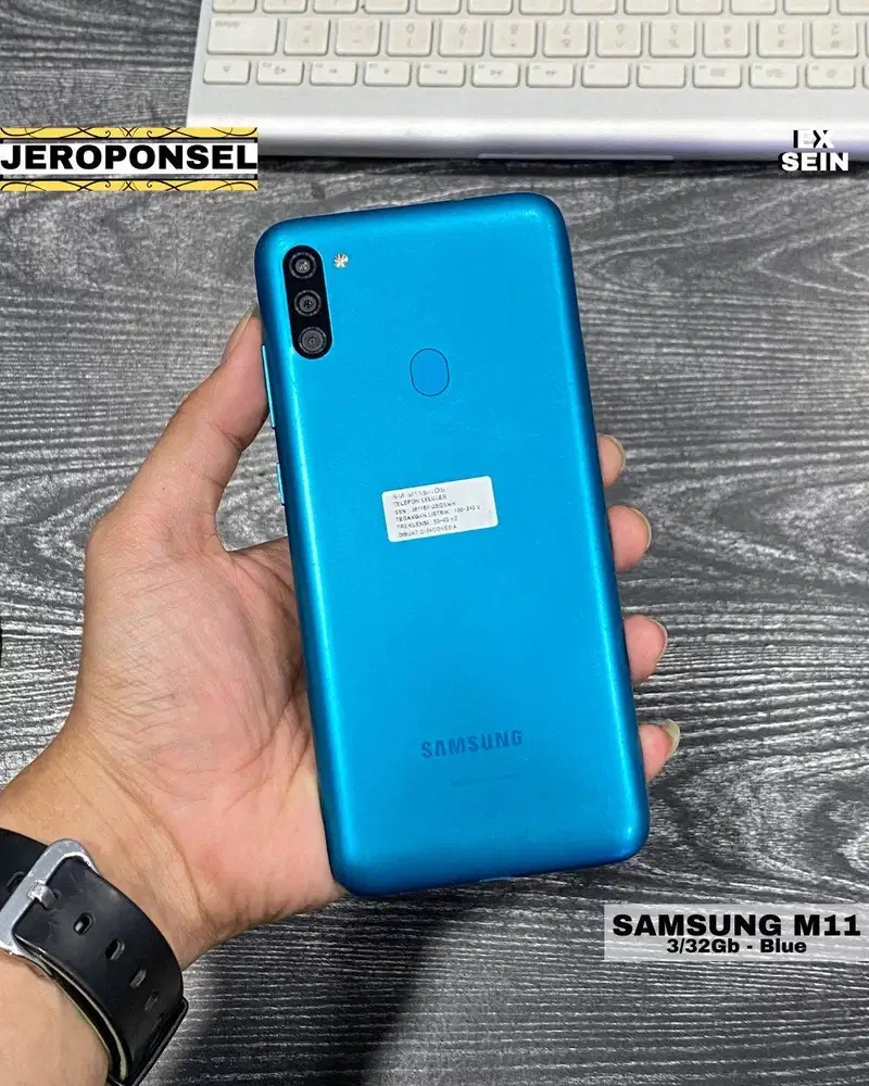 SAMSUNG GALAXY M11 3/32GB BLUE MURAH MULUS GARANSI