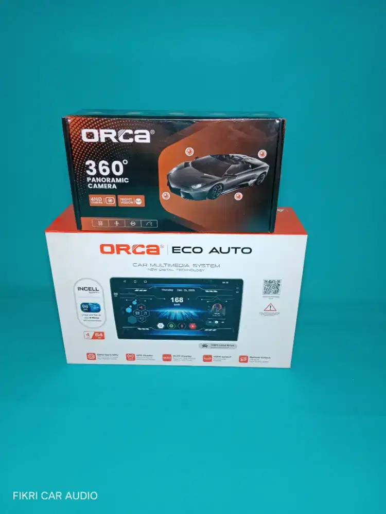 Ples Pasang Head Unit Android ORCA ADR-9988 9 4/64 & Camera 360 ORCA