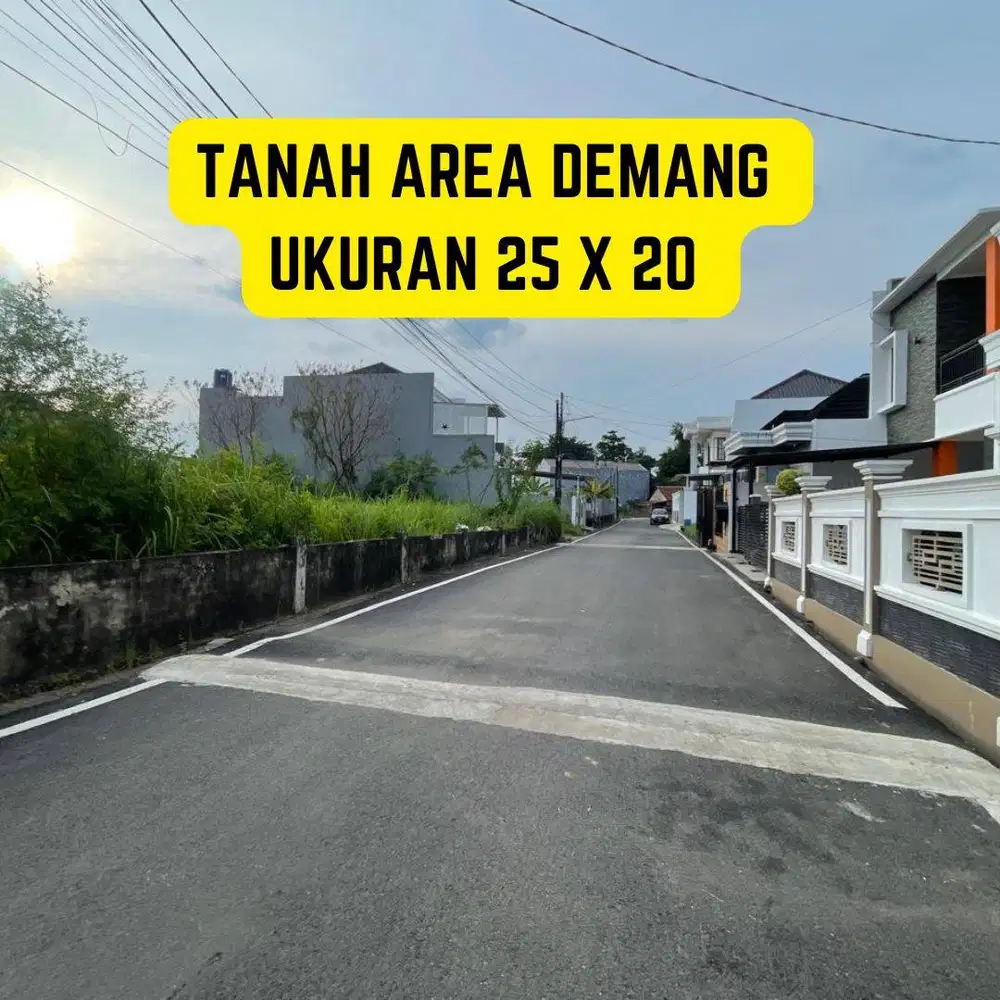 TANAH AREA DEMANG KOTA PALEMBANG