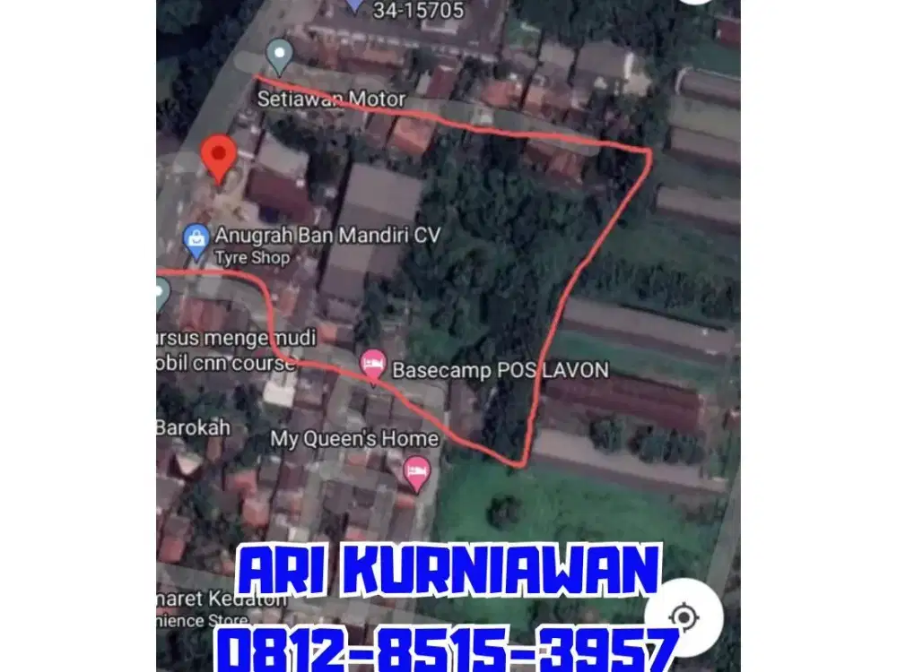 paling strategis KAVLING CIKUPA Luas 7512m,  Start Hanya 5Jutaan Dekat SPBU PERTAMINA