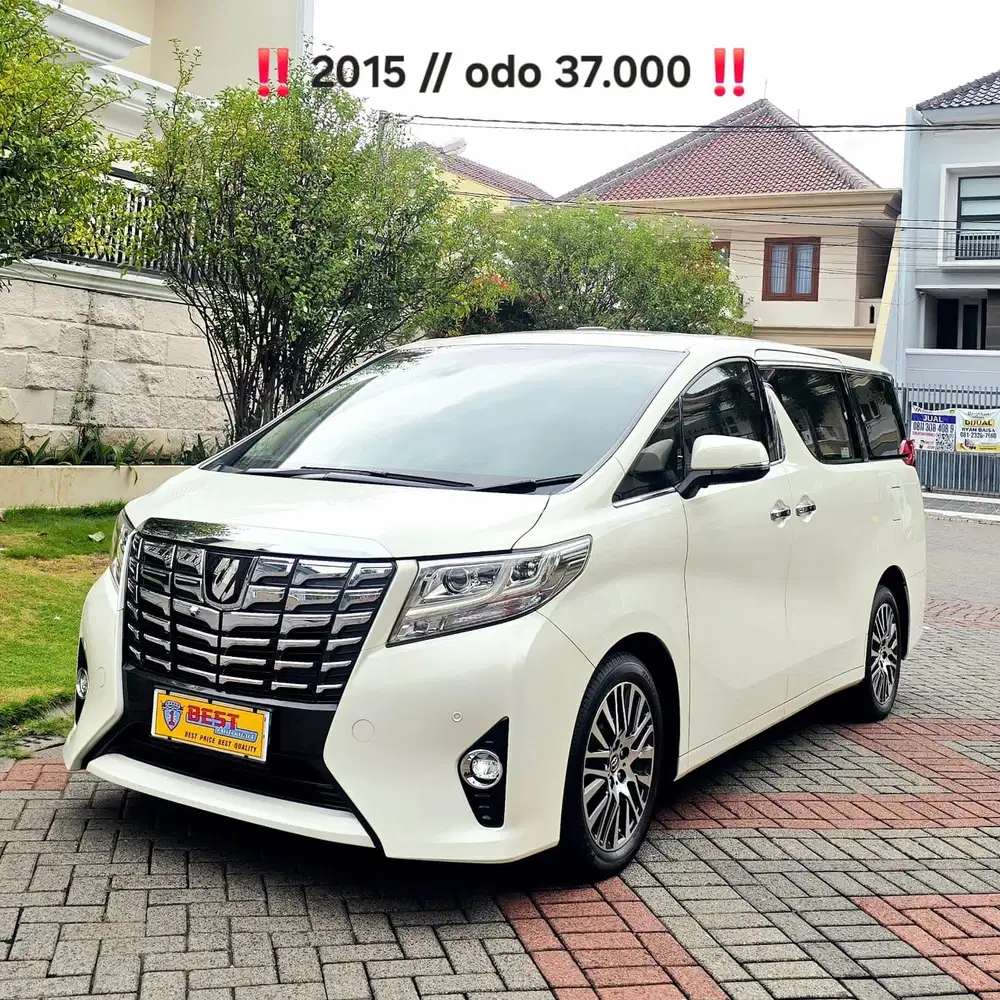 Km 37.000 Toyota Alphard G 2015