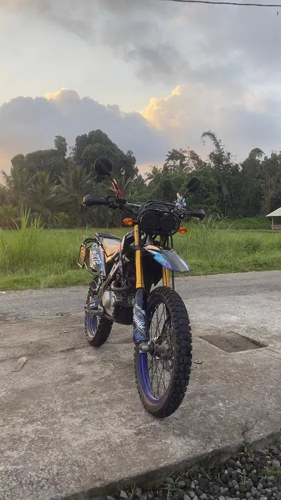 Klx BF 150, plat tabanan, samsat ON