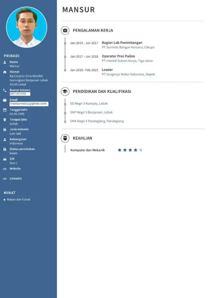 Cari loker supir
