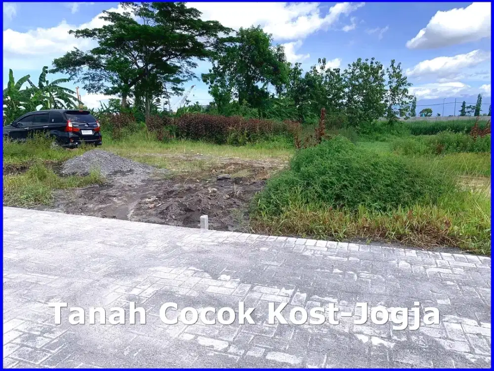 Tanah Dijual Jl. Kabupaten Jogja, Trihanggo, Siap AJB SHM