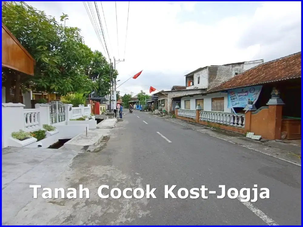Tanah Dijual Dekat Kraton Jogja, Umbulharjo, SHM Siap Bangun