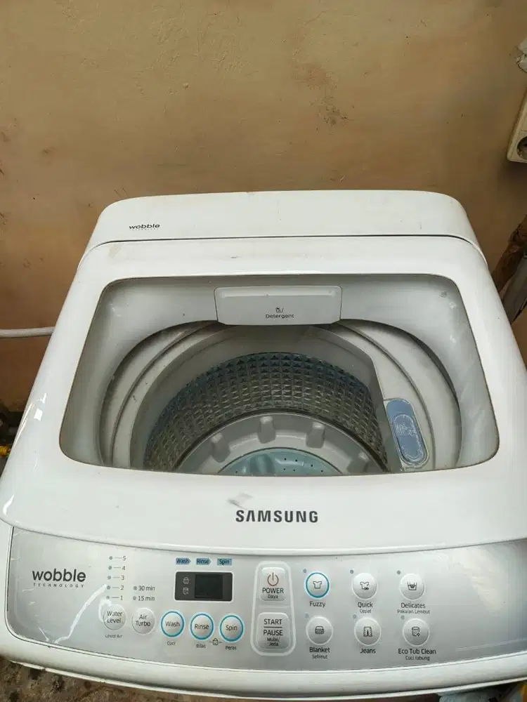 Mesin cuci Samsung tabung 1 tutup atas bening