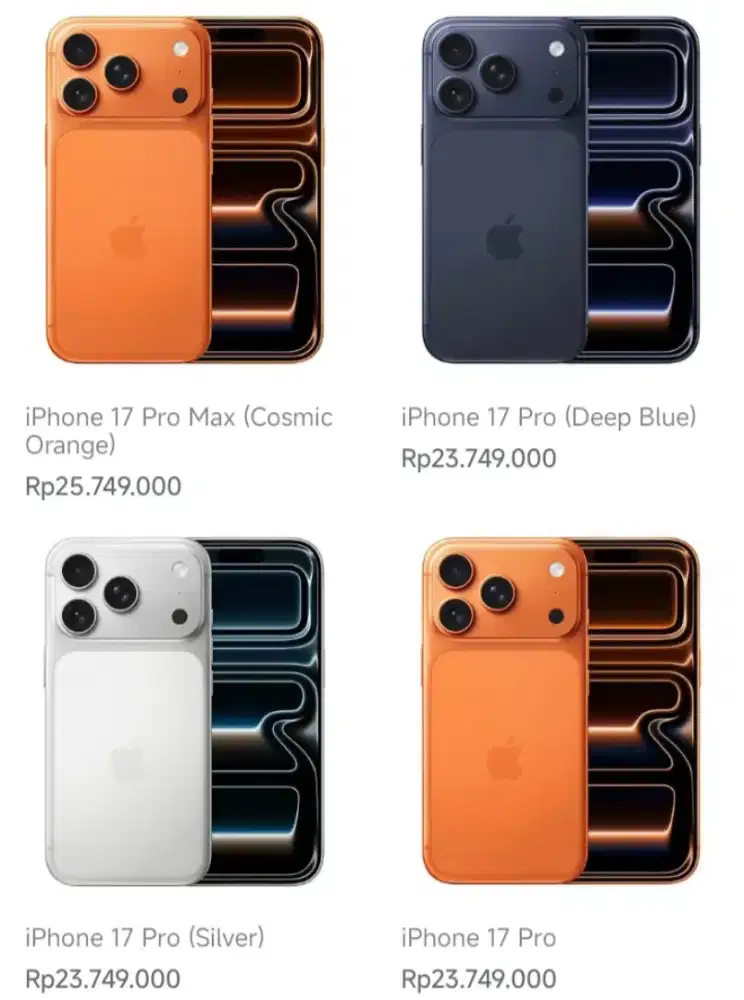PO iPhone 17 series pakai cicilan promo 0% Triple Zero