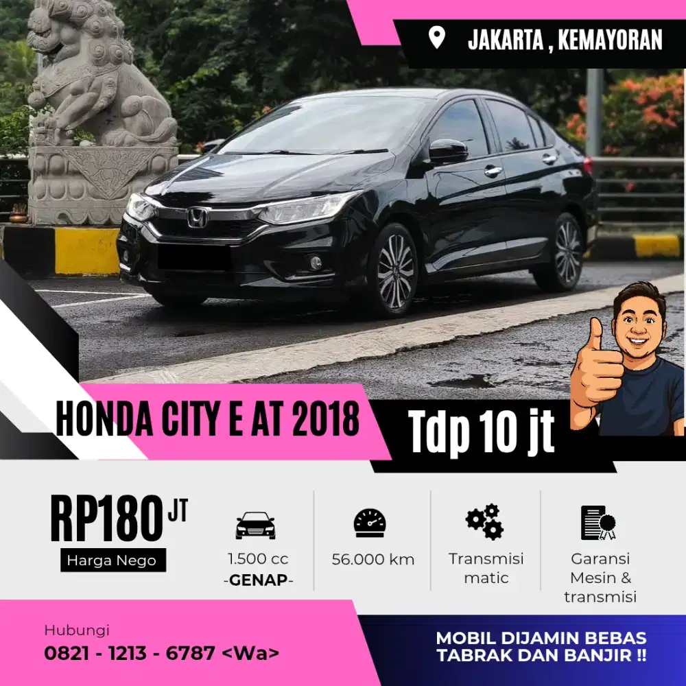 ‼️DP SUKA - SUKA‼️Honda Citye cvt at 2018